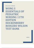 Wong's Essentials of Pediatric Nursing 11th Edition Hockenberry Rodgers Wilson Test Bank.pdf