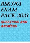 RSK3701 EXAM PACK 2023