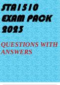 STA1510 EXAM PACK 2023