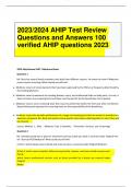 2023/2024 AHIP Test Review Questions and Answers 100 verified AHIP questions 2023 2022 Ahip Review UNIT 1 Medicare Basics