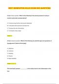 NEXT GENERATION NCLEX EXAM 2023 QUESTIONS Multiple-choice question: Which of the following is the primary purpose of using an incentive spirometer postoperatively? A. To improve lung function and prevent atelectasis B. To decrease blood pressure and heart