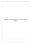 RN Comprehensive Online Practice B , ATI Comprehensive Practice Exam B Focused Review, ATI Comprehensive Practice Exam B Focused Review | Already Graded A