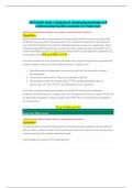 MATH225 Week 7 Assignment (8 Q/A)/ MATH225N Week 7 Assignment - Developing Hypothesis and understanding Possible Conclusion for Proportions: Chamberlain College of Nursing 