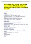 Mark klimek, Mark Klimek, Mark Klimek Lecture Outline NCLEX, Mark Klimek, Mark Klimek NCLEX Pharm, mark klimek review tips