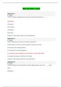 BIOS 242 Microbiology Week 2 Quiz (2 Versions, Up-to-date, 2023-2024) / BIOS242 Week 2 Quiz / BIOS 242 Week 2 Quiz: Microbiology: Chamberlain College of Nursing (100% Verified Questions & Answers)