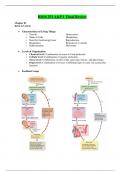 BIOS 251 Final Exam Study Guide (Version-1, Up-to-date, 2023-2024) / BIOS251 Final Exam Review/ BIOS 251 A& P I Final Study Guide/ BIOS 251 A& P I Final Review: Chamberlain College of Nursing