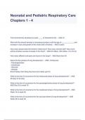 Complete Test Bank Neonatal and Pediatric Respiratory Care 5th Edition Walsh Questions & Answers with rationales (Chapter 1-36) (A+ GRADED 100% VERIFIED)