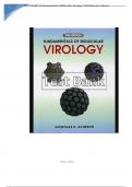 TEST BANK for Fundamentals of Molecular Virology 2nd Edition by Acheson.