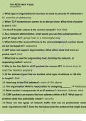 ism 4220 exam 4 quiz questions with Correct Answers