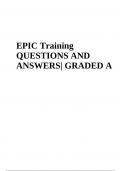 EPIC Training COG170 Cogito Fundamentals Exam Questions and Answers Latest Updated | Epic Training Questions With Answers & EPIC Training Exam Questions With Answers Latest Graded A+ (2024-2025)