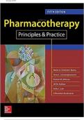 TEST BANK for Pharmacotherapy Principles and Practice 5th Edition Chisholm-Burns Test Bank. ALL 102 CHAPTERS (Complete Download).||ISBN NO-10 1260019446 ISBN NO-13  978-1260019445|| 344 Pages.||GRADED A+