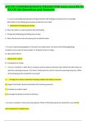 ATI PN COMPREHENSIVE PREDICTOR 2022-2023 REAL EXAM 180 Questions and Answers 1. A nurse is providing teaching about the gastrostomy tube feedings to the parents of a schoolage child. Which of the following instructions should the nurse take? A. Administer