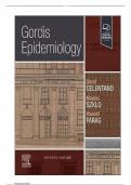 Test Bank for Gordis Epidemiology 7th Edition (Celentano, 2024), Chapter 1-20 | Complete Guide A+