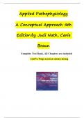 Applied Pathophysiology A Conceptual Approach Bundle 