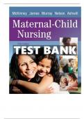 Test Bank for   Maternal-Child-Nursing-5th-Edition-by-McKinney (complete Chapters 1-55) |Gold Rated |100% Verified Answers 