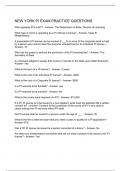 New York PI Exam Practice Questions