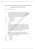 TEST BANK PHARMACOLOGY CLEAR AND SIMPLE - A Guide to Drug Classifications and Dosage Calculations By Cynthia Watkins ISBN- 9780803666528 | Complete Guide 2022/23
