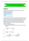 MATH 110 MODULE 6 EXAM 2023(MAY-UGUST QTR) WITH CORRECT ANSWERS AND EXAPLANATION (100% Verified){Distinction pass