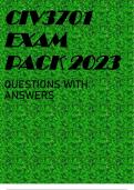 CIV3701 EXAM PACK 2023