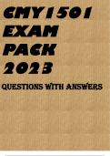 CMY1501 EXAM PACK 2023