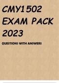 CMY1502 EXAM PACK 2023