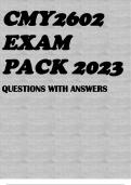 CMY2602 EXAM PACK 2023