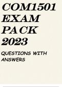 COM1501 EXAM PACK 2023