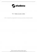 Lecture notes Introduction to Statistics (STAT243) 