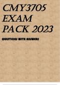 CMY3705 EXAM PACK 2023