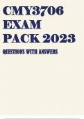 CMY3706 EXAM PACK 2023