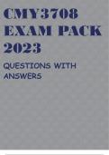 CMY3708 EXAM PACK 2023