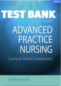 ADVANCED PRACTICE NURSING:ESSENTIALS FOR ROLE DEVELOPMENT 4TH EDITION JOEL TEST BANK