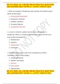 NR 293 WEEK 3& 4 NEURO DRUGS PRACTICE QUESTIONS AND ANSWERS BEST RATED A+ LATEST UPDATE 2023|2024 WITH RATIONALE RATED A+