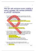 Hesi lpn adn entrance exam mobility e xams a graded 100 verified GRADED A LATEST VERSION