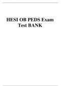 HESI OB PEDS Exam Test BANK 2023