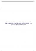 Liberty University- PSYC 515 Research and Statistics II: All Weekly Module Quizzes Already Attempted and Graded/ Revised Fall 23/24.