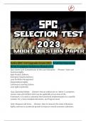 SAFe SPC 5.0 Upgrade Exam 2023 /Verified Questions With Complete Solutions Rated (A+)