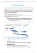 Samenvatting + lesnotities PHARMACEUTICAL MEDICINE