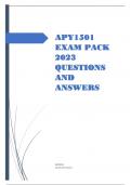 APY1501 EXAM PACK 2023.