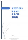 AUE3702 EXAM PACK 2023.