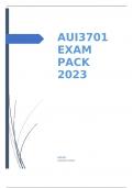 AUI3701 EXAM PACK 2023