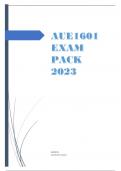 AUE1601 EXAM PACK 2023.