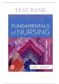 TEST BANK FUNDAMENTALS OF NURSING 10TH EDITION BY POTTER, PERRY, STOCKERT, HALL ISBN 9780323677721 | CHAPTER 1-50