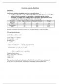 Investment Analysis Final Exam 2023 with complete solution