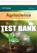 Test Bank For Agriscience Fundamentals & Applications, 7th Student Edition - 7th - 2024 All Chapters - 9780357875575