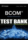 Test Bank For BCOM - 11th - 2024 All Chapters - 9780357901243