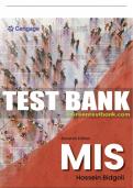 Test Bank For MIS - 11th - 2024 All Chapters - 9780357883860