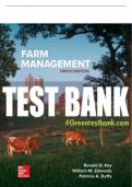 Test Bank For Farm Management, 9th Edition All Chapters - 9781260002195