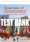 Test Bank For Essentials of Economics, 12th Edition All Chapters - 9781264122103