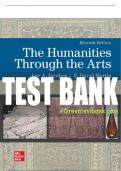 Test Bank For The Humanities through the Arts, 11th Edition All Chapters - 9781264069620